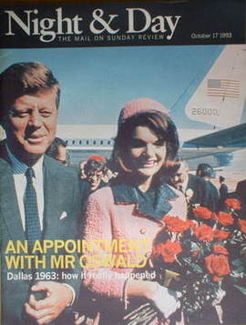 Night & Day magazine - JFK and Jackie Onassis cover (17 October 1993)