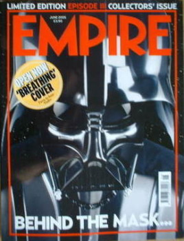 Empire magazine - Darth Vader breathing cover (June 2005 - Issue 192)