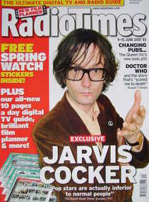 Radio Times magazine - Jarvis Cocker cover (9-15 June 2007)