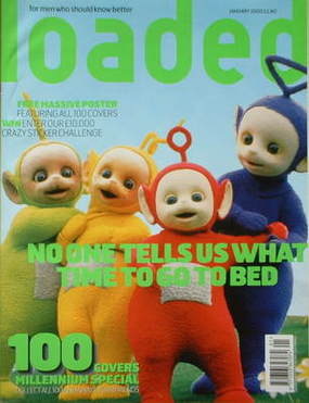 Loaded magazine - Teletubbies cover (January 2000)