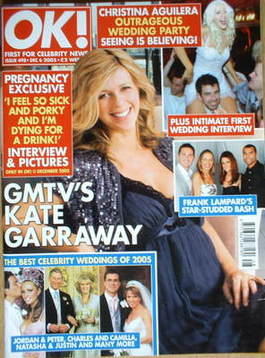 OK! magazine - Kate Garraway cover (6 December 2005 - Issue 498)