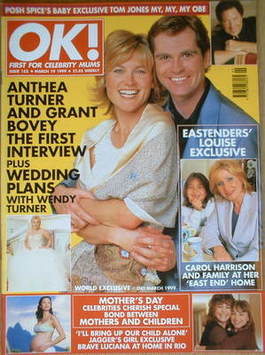 OK! magazine - Anthea Turner and Grant Bovey cover (19 March 1999 - Issue 153)