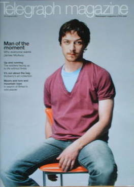 Telegraph magazine - James McAvoy cover (25 August 2007)