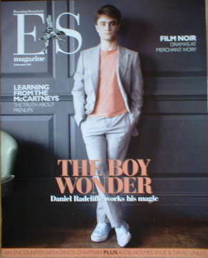 <!--2007-11-09-->Evening Standard magazine - Daniel Radcliffe cover (9 Nove