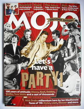 <!--2000-01-->MOJO magazine - Let's Have A Party! cover (January 2000 - Iss