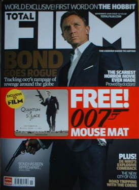 Total Film magazine - Daniel Craig cover (November 2008 - Issue 147)