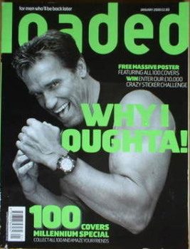 Loaded magazine - Arnold Schwarzenegger cover (January 2000)