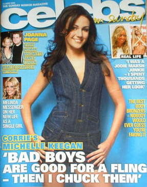 <!--2008-06-15-->Celebs magazine - Michelle Keegan cover (15 June 2008)