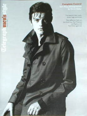 Telegraph Style magazine - Sam Riley cover (Autumn 2007)