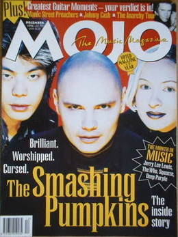 MOJO magazine - The Smashing Pumpkins cover (December 1996 - Issue 37)