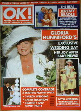 OK! magazine - Gloria Hunniford cover (18 September 1998 - Issue 128)
