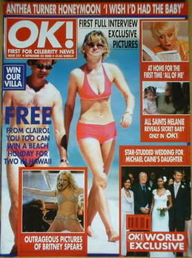 OK! magazine - Anthea Turner and Grant Bovey cover (22 September 2000 - Issue 231)