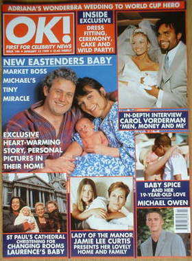 <!--1999-01-15-->OK! magazine - Russell Floyd cover (15 January 1999 - Issu
