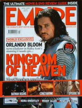 Empire magazine - Orlando Bloom cover (April 2005 - Issue 190)