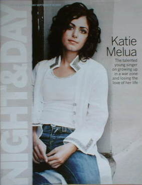 Night & Day magazine - Katie Melua cover (18 September 2005)