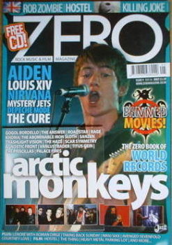 ZERO magazine - Arctic Monkeys cover (May 2006 - Issue 9)