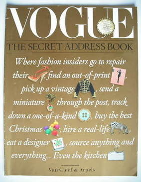 British Vogue supplement - The Secret Address Book (2008)