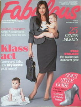 Fabulous magazine - Myleene Klass cover (28 September 2008)