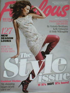 <!--2008-08-17-->Fabulous magazine - The Style Issue cover (17 August 2008)