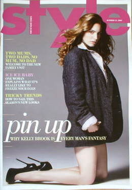 <!--2008-10-12-->Style magazine - Kelly Brook cover (12 October 2008)