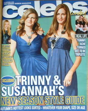<!--2008-10-19-->Celebs magazine - Trinny Woodall and Susannah Constantine 