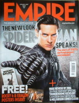 Empire magazine - Spiderman cover (January 2007 - Issue 211)