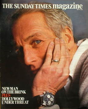 The Sunday Times magazine - Paul Newman cover (13 May 1984)