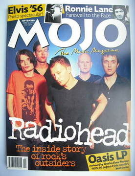 <!--1997-09-->MOJO magazine - Radiohead cover (September 1997 - Issue 46)