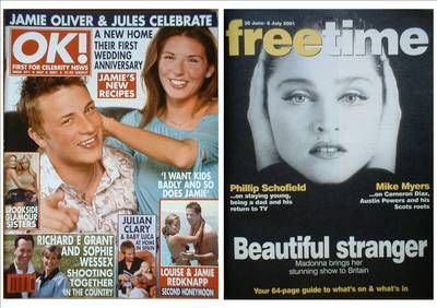 OK! magazine - Jamie Oliver and Jules cover (6 July 2001 - Issue 271)