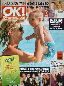 OK! magazine - Ulrika Jonsson cover (3 August 2001 - Issue 275)