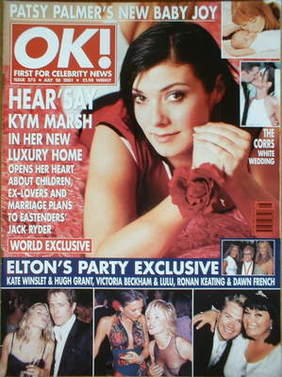 <!--2001-07-20-->OK! magazine - Kym Marsh cover (20 July 2001 - Issue 273)