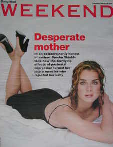 Weekend magazine - Brooke Shields cover (30 April 2005)
