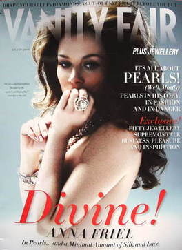 Vanity Fair Jewellery magazine supplement (August 2009 - Anna Friel cover)