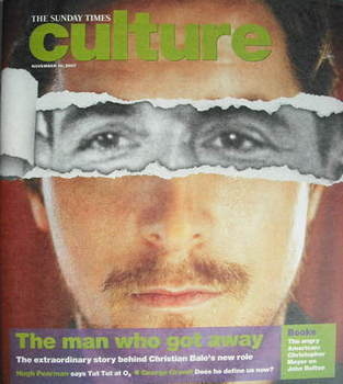<!--2007-11-18-->Culture magazine - Christian Bale cover (18 November 2007)