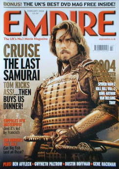 Empire magazine - Tom Cruise cover (February 2004 - Issue 176)