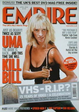 Empire magazine - Uma Thurman cover (April 2004 - Issue 178)