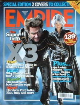 Empire magazine - X-Men cover (April 2006 - Issue 202)