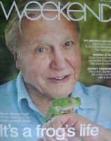 <!--2008-01-26-->Weekend magazine - David Attenborough cover (26 January 2008)