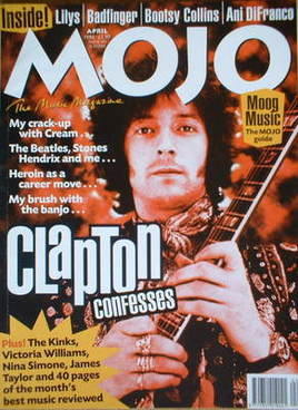 <!--1998-04-->MOJO magazine - Eric Clapton cover (April 1998 - Issue 53)