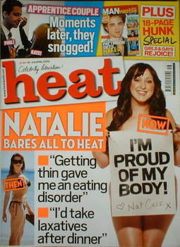 <!--2009-04-18-->Heat magazine - Natalie Cassidy cover (18-24 April 2009)