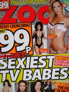 Zoo magazine - Gemma Bissix cover (18-24 April 2008)
