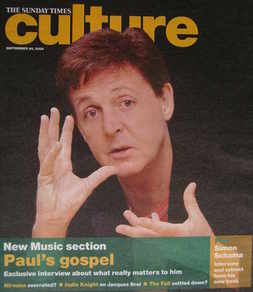 Culture magazine - Paul McCartney cover (24 September 2006)