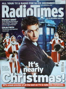 Radio Times magazine - David Tennant cover (16-22 December 2006)