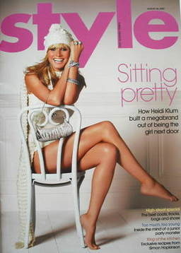 <!--2007-08-26-->Style magazine - Heidi Klum cover (26 August 2007)