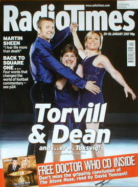 Radio Times magazine - Torvill & Dean cover (20-26 January 2007)