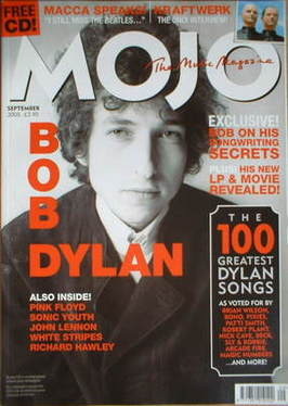 MOJO magazine - Bob Dylan cover (September 2005 - Issue 142)