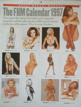 FHM calendar 1997