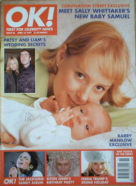 OK! magazine - Sally Whittaker cover (18 April 1997 - Issue 55)