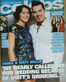Celebs magazine - Emma and Matt Willis (9 November 2008)