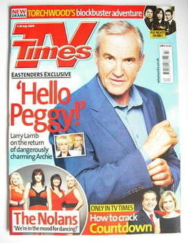 TV Times magazine - Larry Lamb cover (4-10 July 2009)